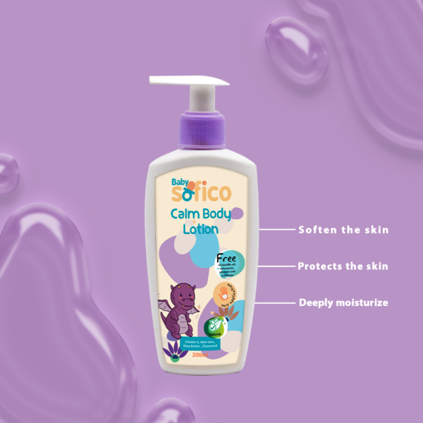 Sofico Baby Calm Body Lotion 200 ml - Image 4