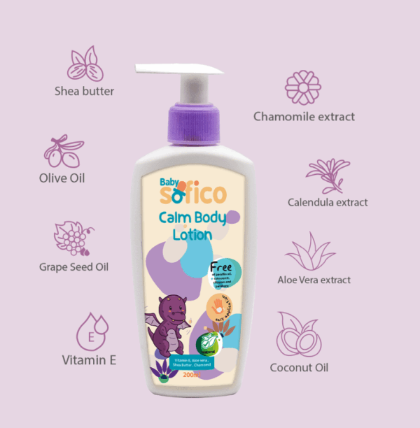 Sofico Baby Calm Body Lotion 200 ml - Image 2