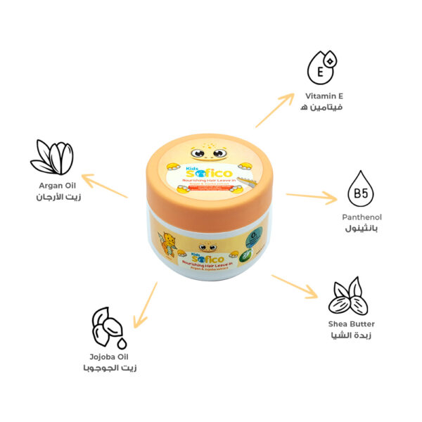 Sofico Kids Nourishing Hair Cream Leave in 200 ml - Image 2