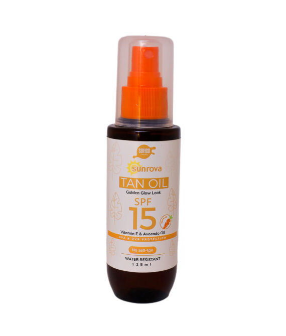 Sun Rova Tan Oil Golden Glow Look SPF15+ 200 ml