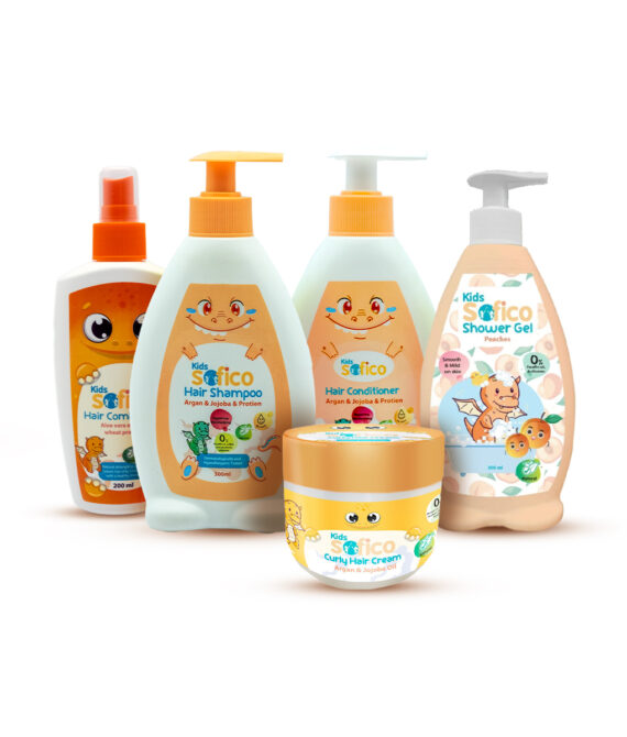 Curly Argan Kit-Peach Shower Scent